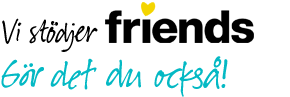 Vi stödjer Friends